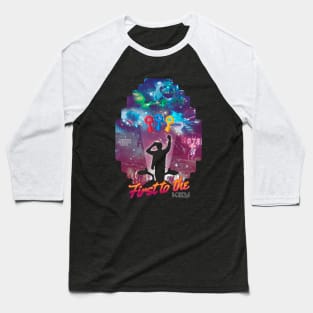 Ready Player One - First to the Key Baseball T-Shirt